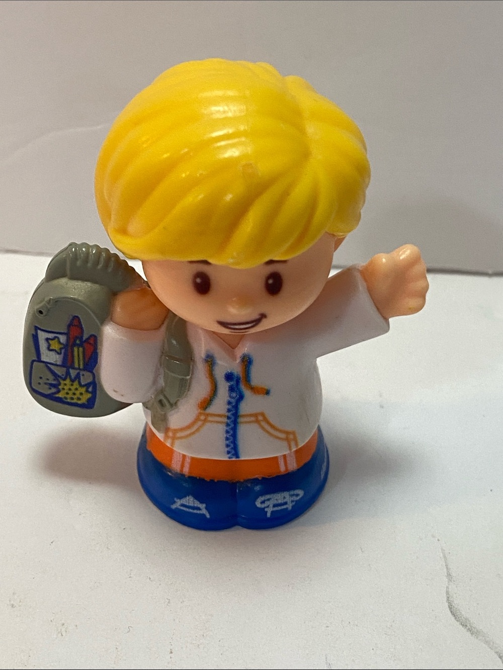 Mattel Fisher Price Little People Scool Bus Boy 2016 3.5" Figure